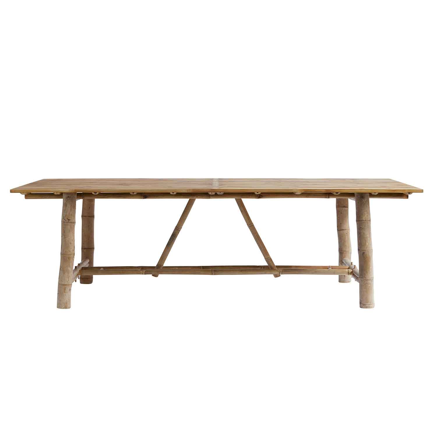TAVOLO DA PRANZO IN BAMBÙ | 100 X 250 CM