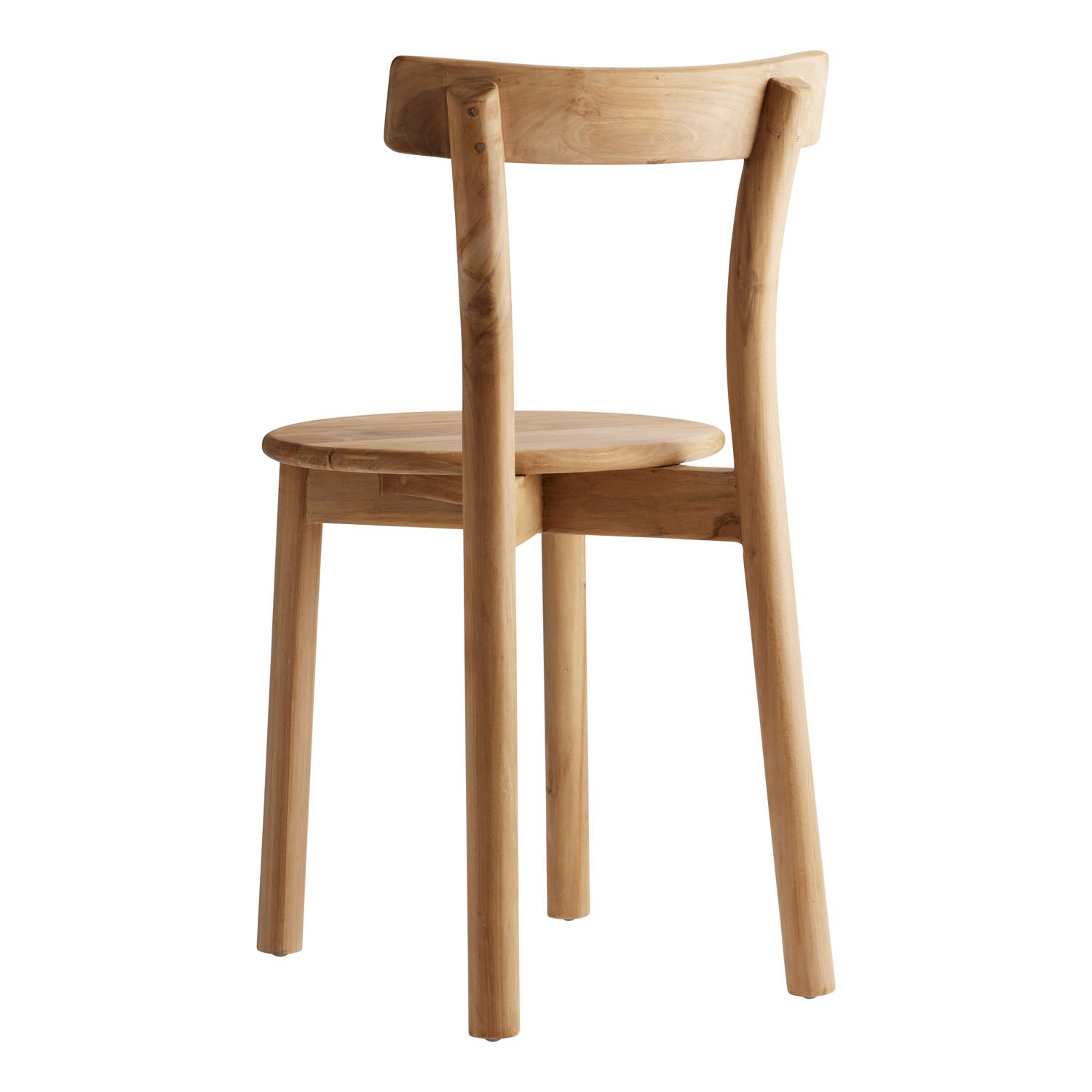 SEDIA IN TEAK | H 45 CM