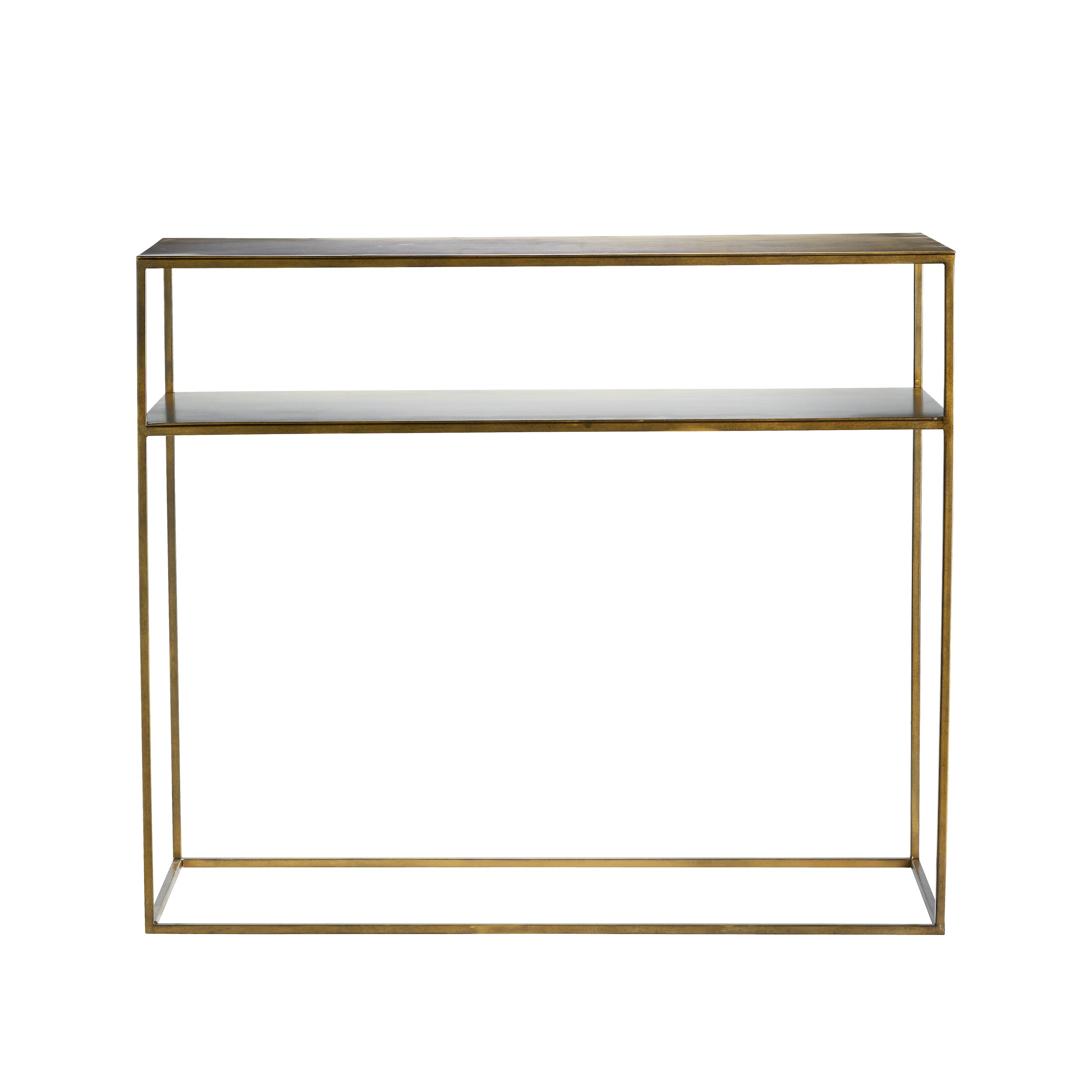 Consolle Oro Miele | Metallo | 100 cm