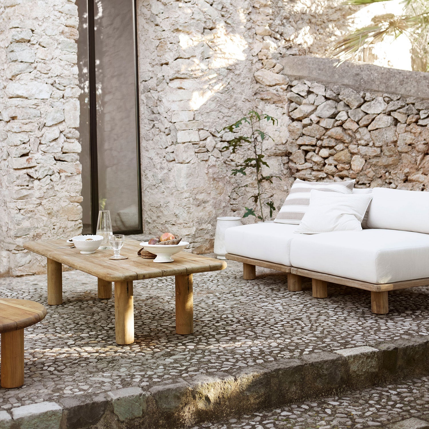 Tavolino Lounge in Teak | Teak | 170 x 70, H 40 cm