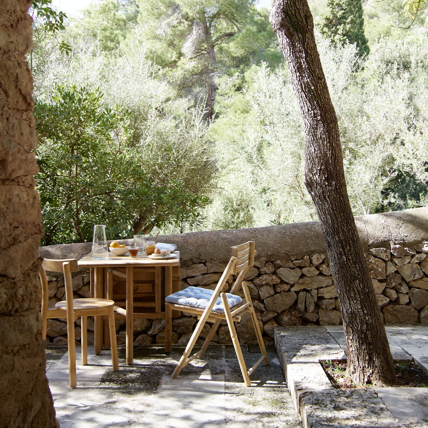 Tavolo Pieghevole | Teak | H 75 cm