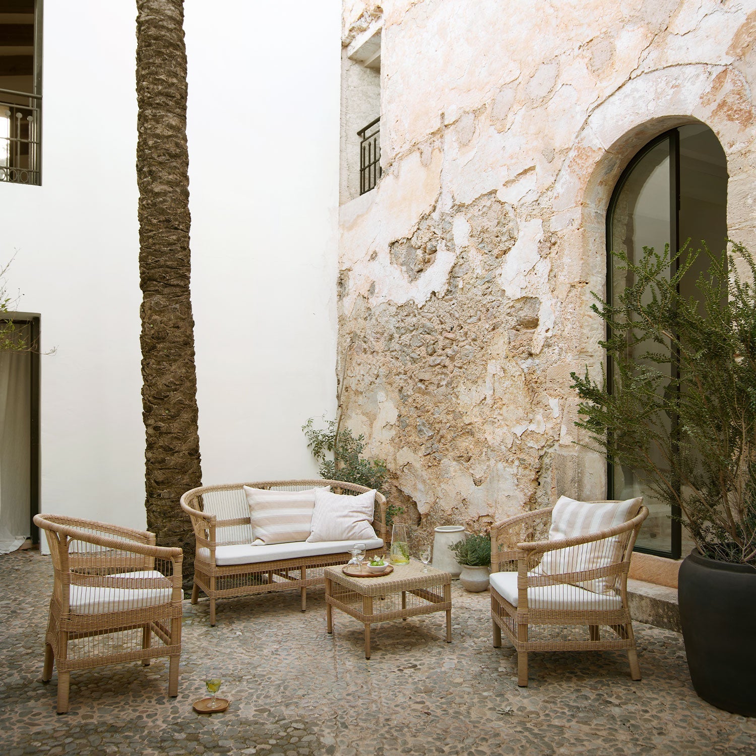 Sedia da pranzo | Polyrattan | 70 CM