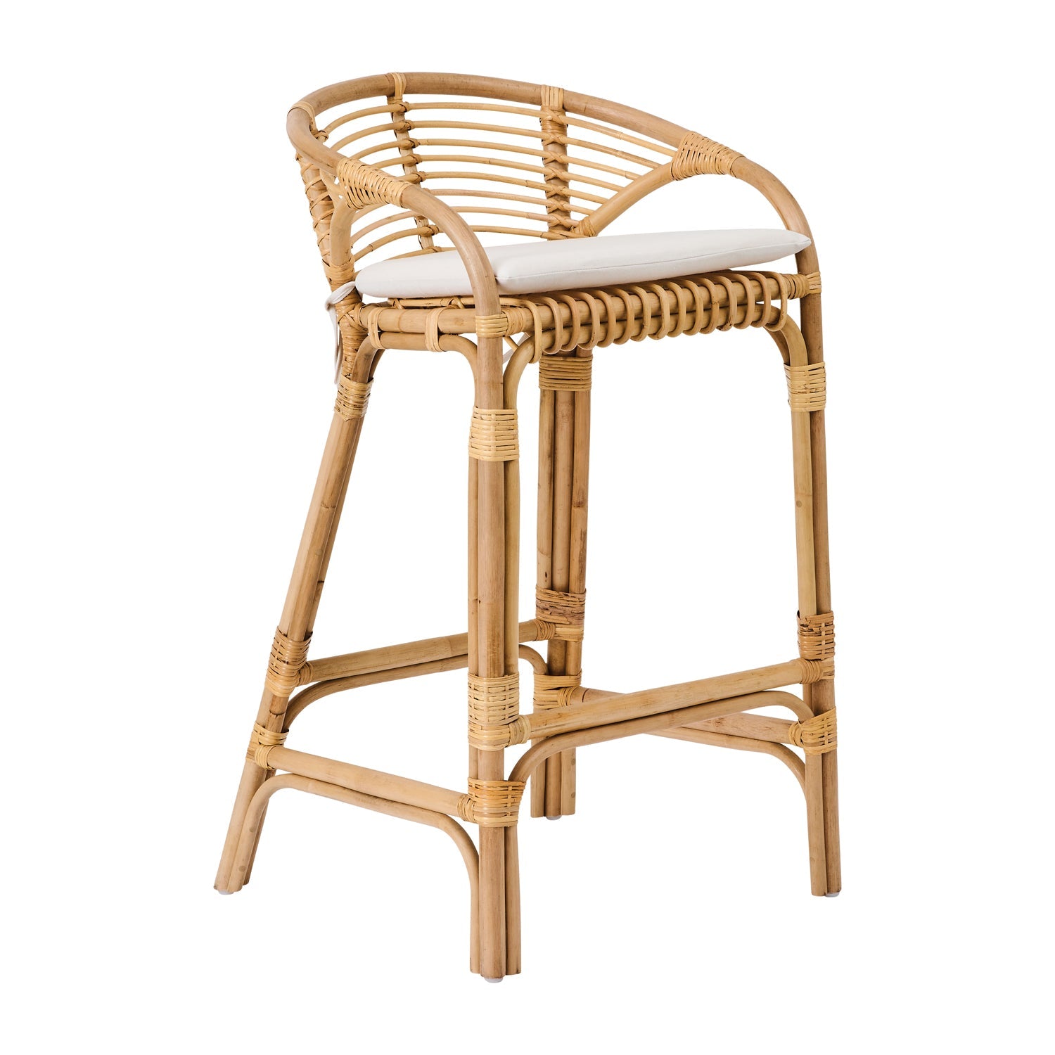 Sgabello da bar | Rattan | H 97 cm