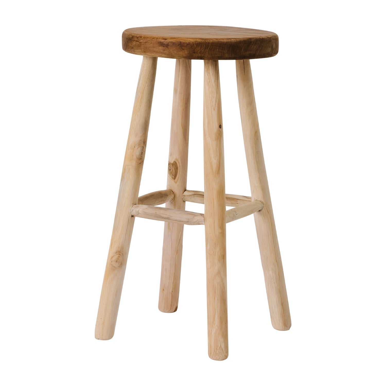 Sgabello da bar | Teak | H 70 cm