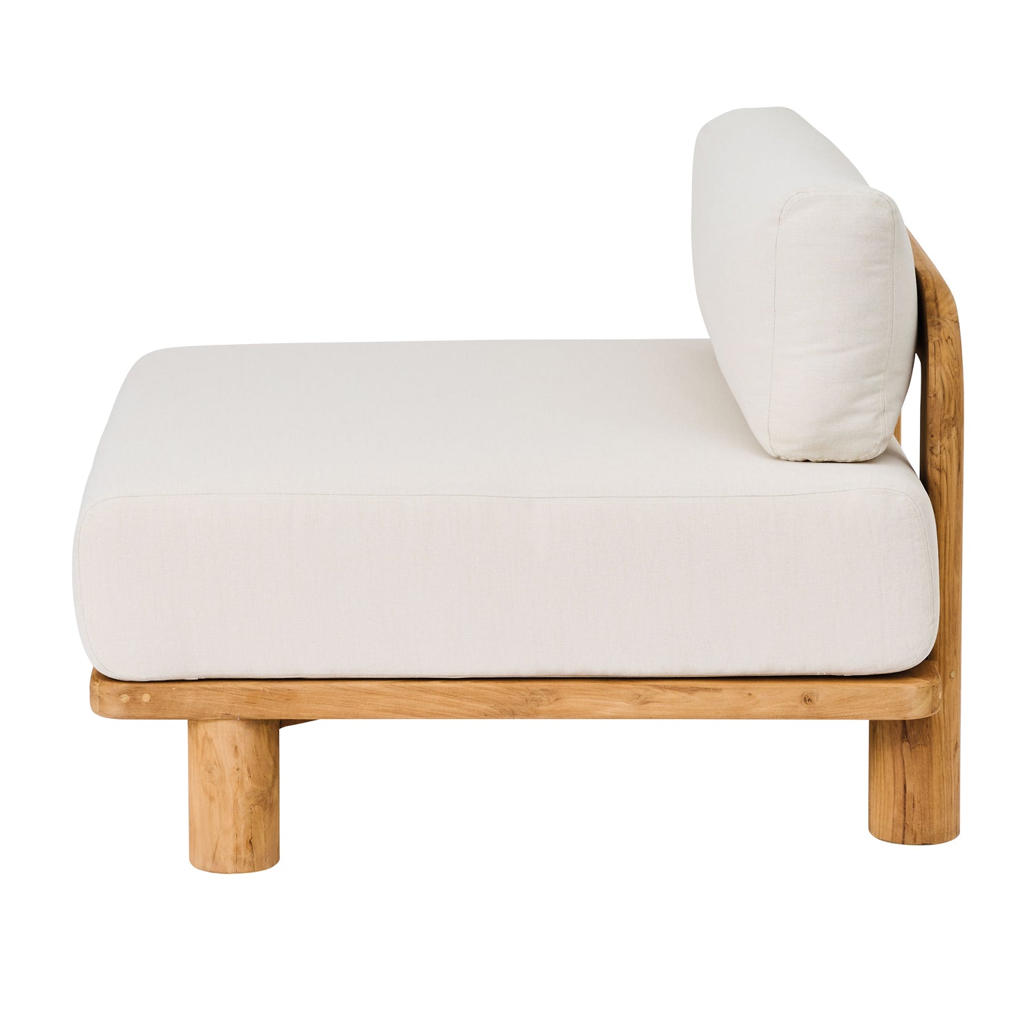 Sedia a Sdraio in Teak | Teak Riciclato 90 x 93 cm