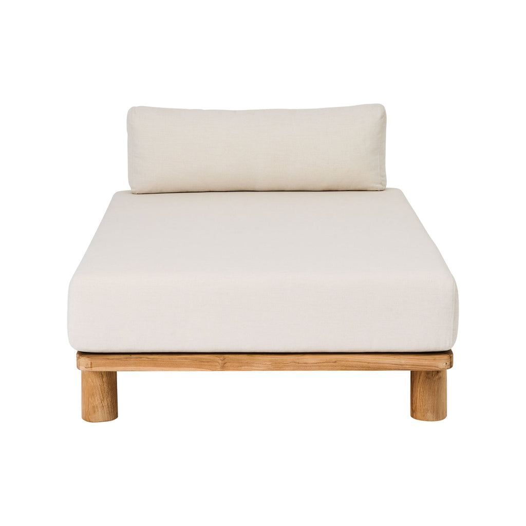 Divano Lungo in Teak Riciclato 90 x 160 cm
