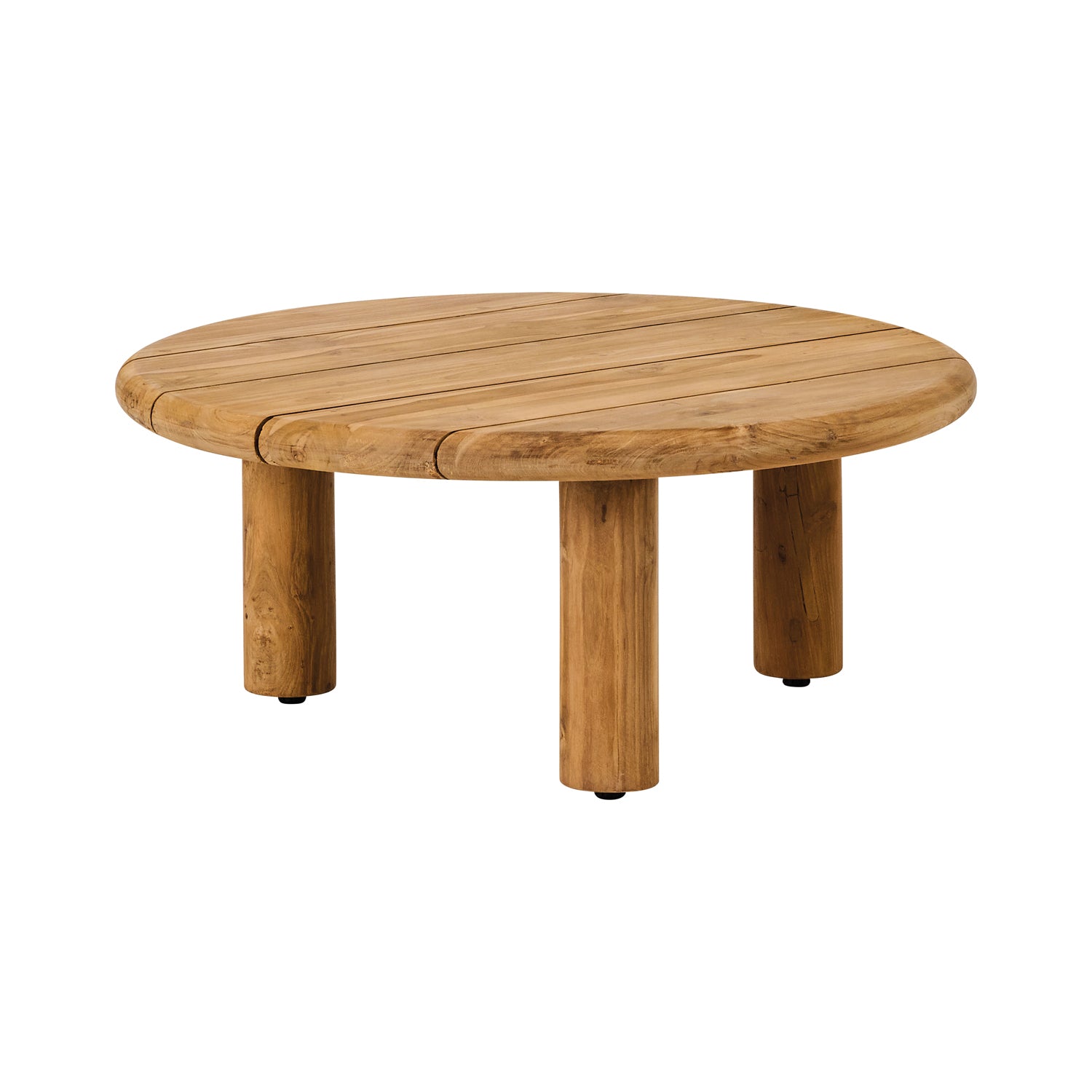 Tavolino lounge in teak | Teak riciclato | Ø 70 x H 30 cm