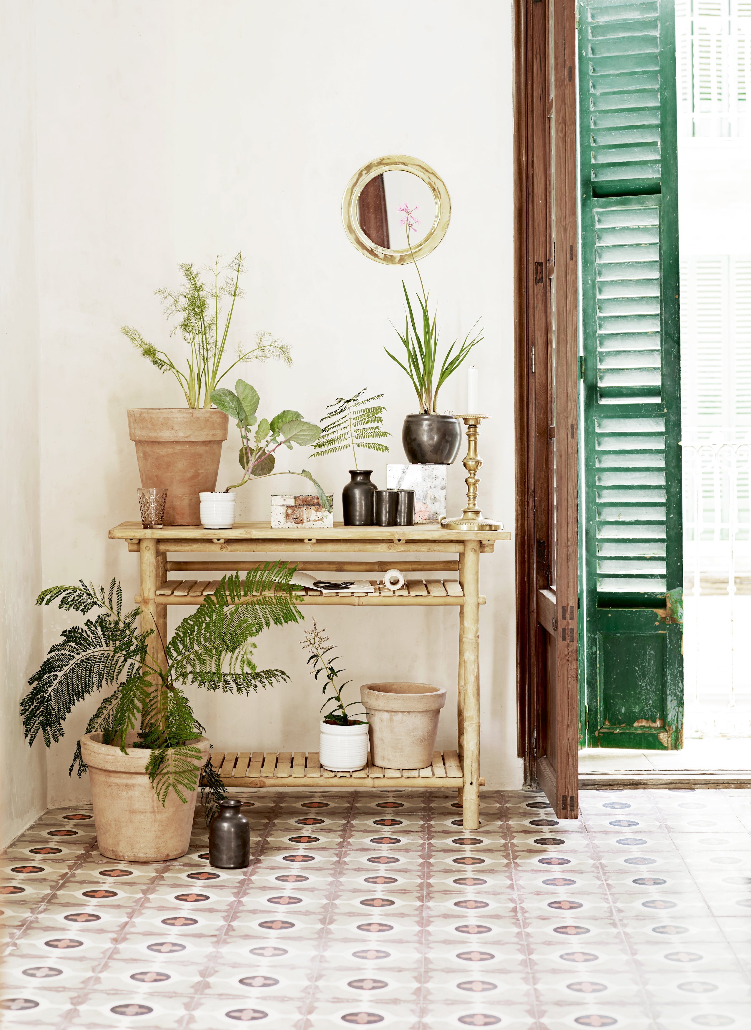 Consolle in bambù | 76 cm